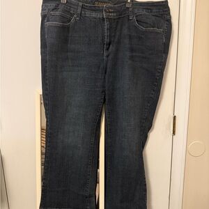 St. John's Bay Women's Dark Blue Boot Cut Jeans